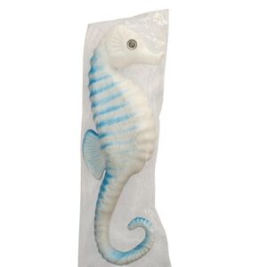 Source Unknown Blue and White Blowmold Seahorse Decor. Boardwalk Prize